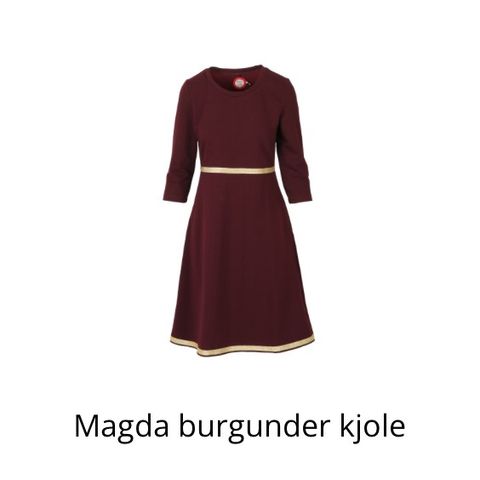Ko:Ko Magda kjole burgunder