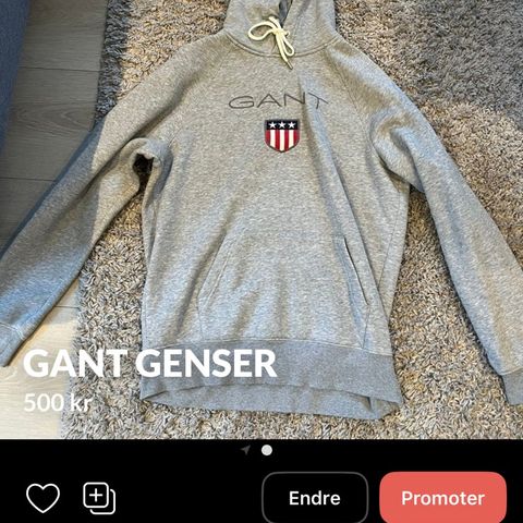 Gant hettegenser