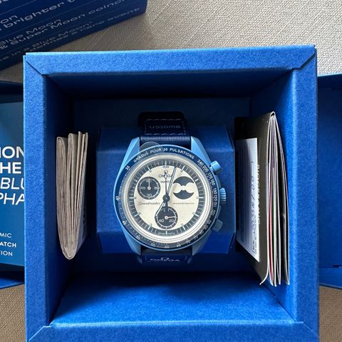 Omega x Swatch Moonswatch - MISSION TO THE SUPER BLUE MOONPHASE