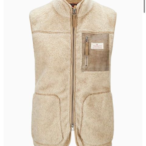 Amundsen heroes wool fleece vest, Dame