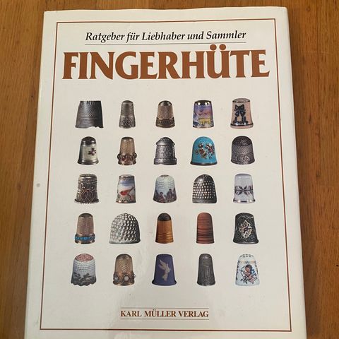 Tysk bok om fingerbøl Fingerhüte
