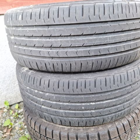 2 Continental sommerdekk. 205/55R16