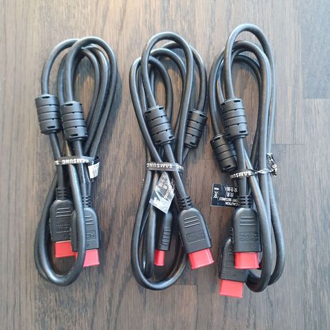 3stk HDMI kabler 1,5m fra Samsung