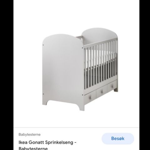 Gonatt sprinkelseng fra IKEA