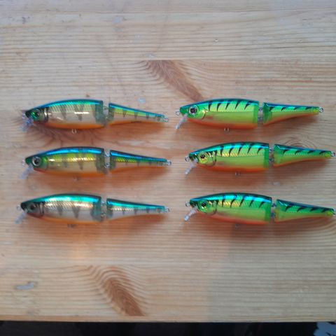 6stk Rapala BX Swimmer wobblere selges.