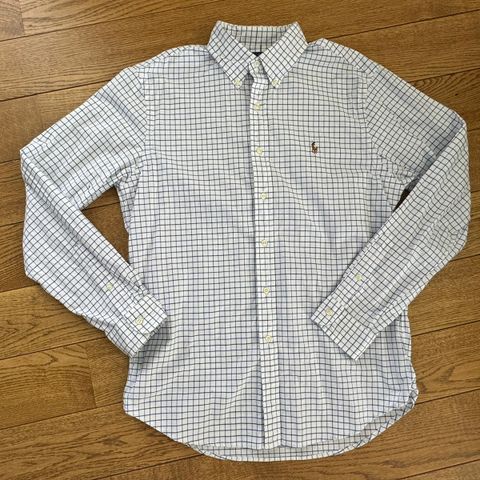 Ny! Ubrukt Polo Ralph Lauren Slim Fit Oxford Shirt str L