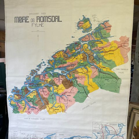 Kart over møre og romsdal fra 1952