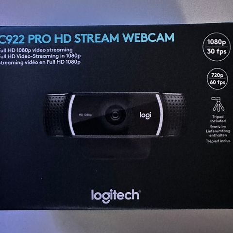 Logitech C922 Webcam