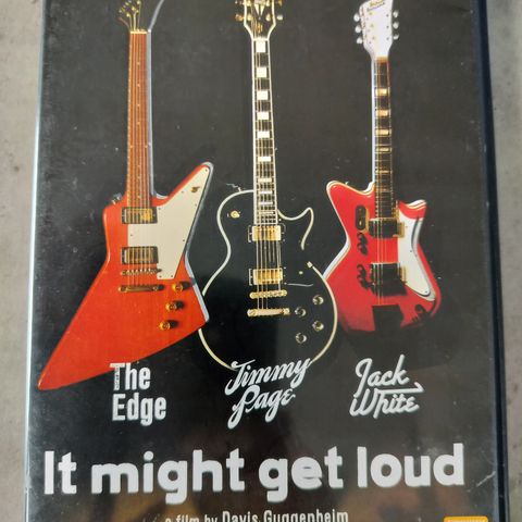 It might Get Loud ( DVD) The Edge - Jimmy Page - Jack White