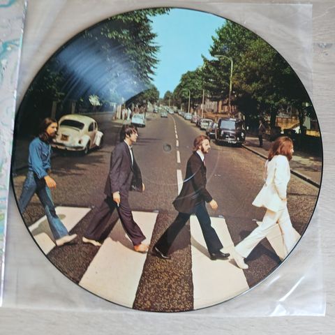 Bud ønskes! The Beatles,Abbey Road ,picture vinyl.