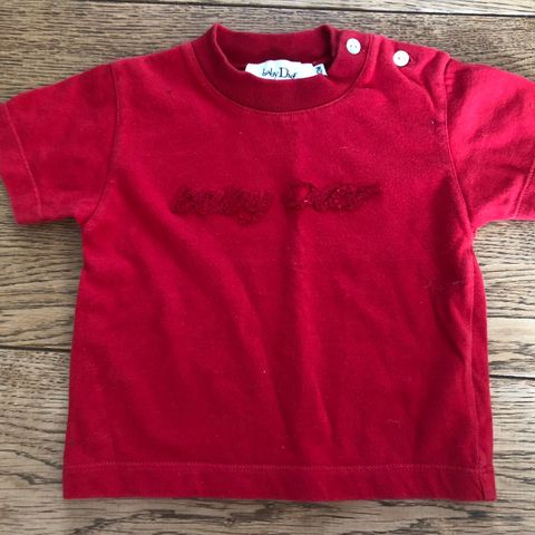 Original Baby Dior t- skjorte str 12 mnd