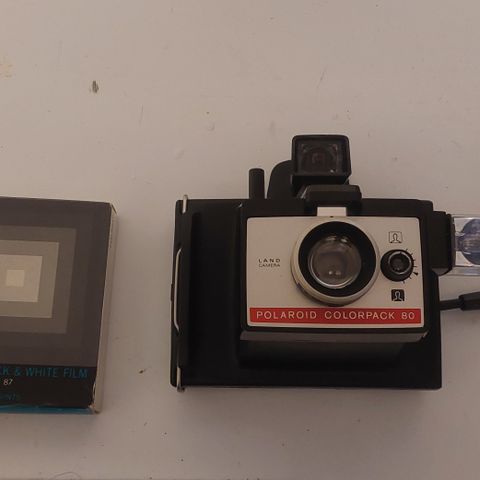 Polaroid Pack Film Type 87 og kamera
