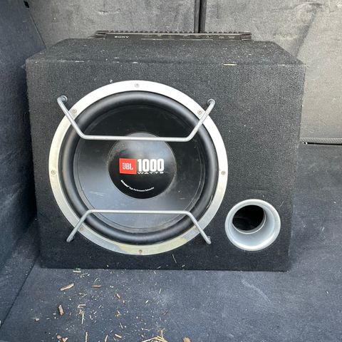 jbl 12’’ og MDS 12’’ byttes i dobbel 12’’ kasse