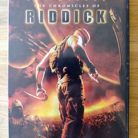 Dvd. The chronicles of Riddick. Vin Diesel. Action. Norsk tekst.