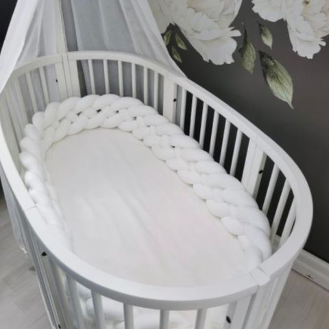 Vidas babynest flettet sengekant 3 meter