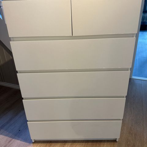 Malm kommode 6 skuffer