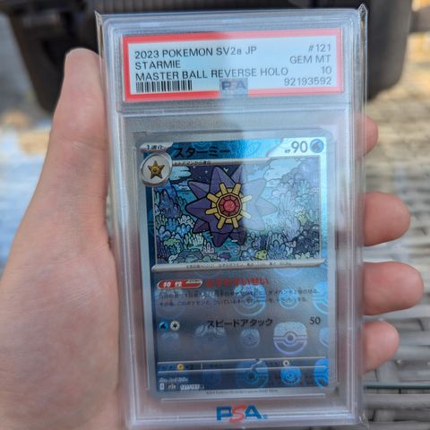 Starmie Master Ball PSA 10 Gem-Mint 💎