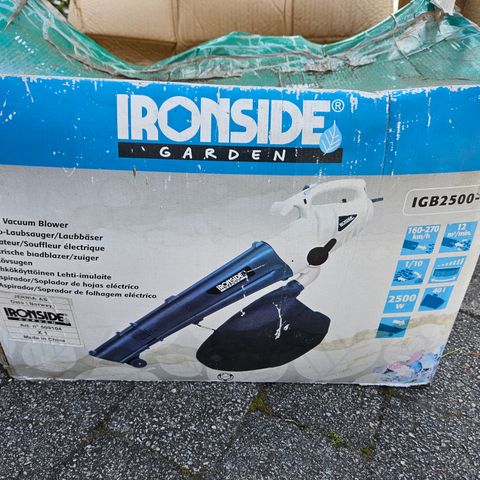 Ironside løvblåser IGB2500-2 2500w