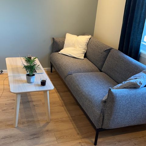 Äpplaryd 3-seters sofa grå/svart