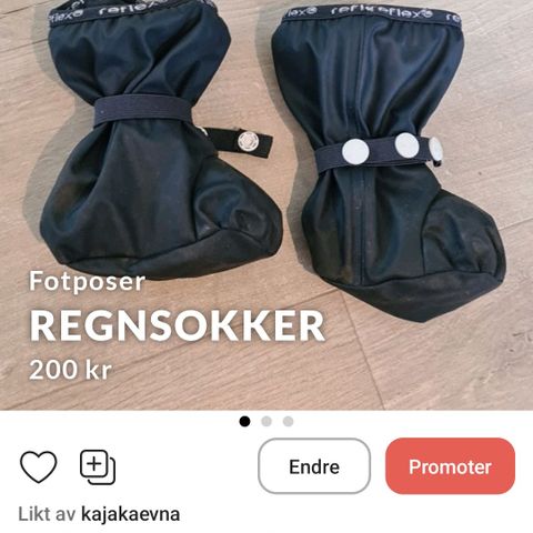 Reflex regnsokker