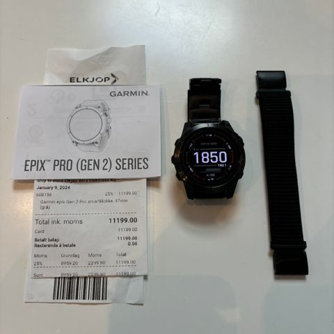 Garmin Epix Pro Gen 2 / med Garmin Titanlenke