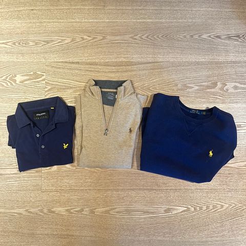 Polo Ralph Lauren gensere og Lyle & Scott pique