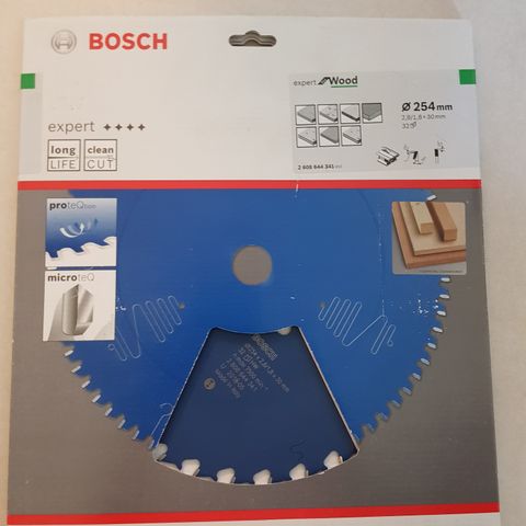 Bosch sagblad 254x30mm til bordsag (Nytt)