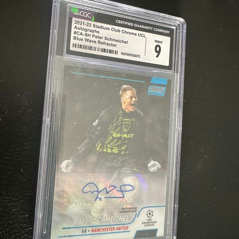 Peter Schmeichel Auto CGC 9 nummerert 45/75