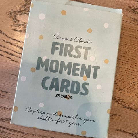 First Moment Cards baby