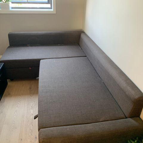 Sofa cum bed brown