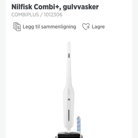 Nilfisk støvsuger combi vask