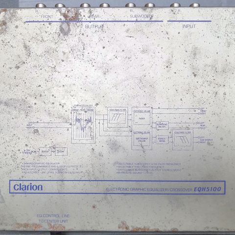 Vintage Clarion EQH5100