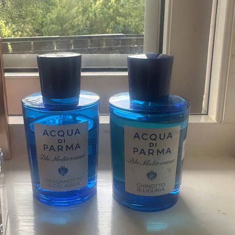 Acqua du Parma, Dior, Armani, Hermes,…