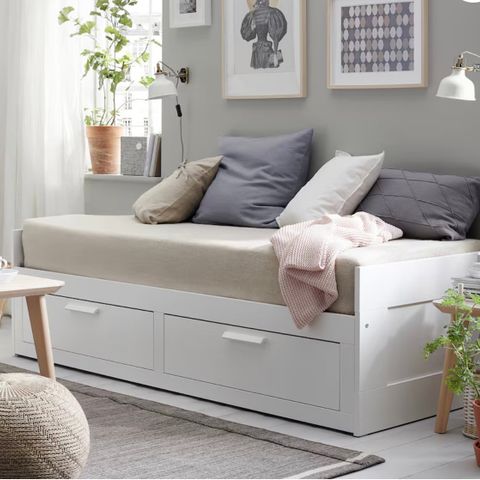 Pent brukt Brimnes daybed fra IKEA (80 cm)