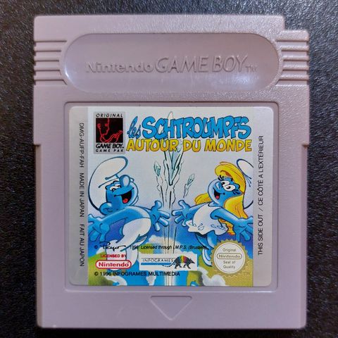 "SMURFENE" til Nintendo Game Boy