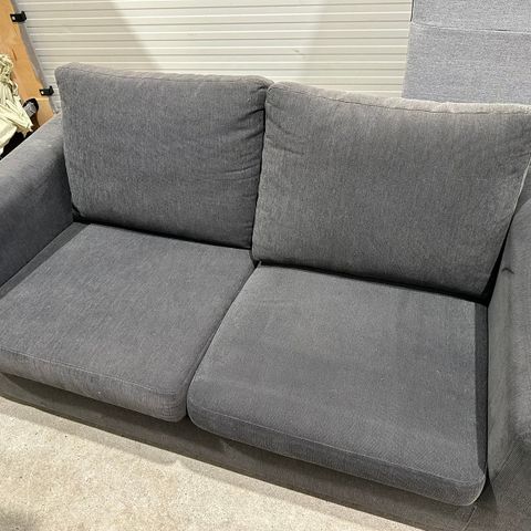 Sofa Mørk Grå 2,5/2 Seter | BEGGE FOR 800kr!💸