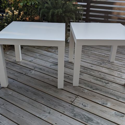 Små bord fra Ikea, salongbord, lack