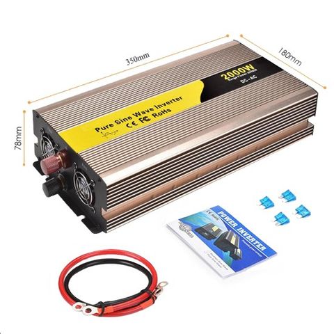 12V 2000 Watt Pure Sine Wave Inverter( Rohs)