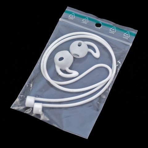 AirPods nakkestropp og Airhooks.