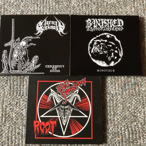 3x DEATH/BLACK METAL Digipacks