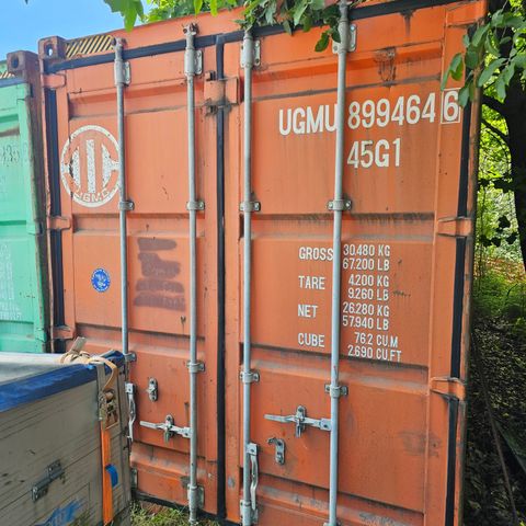 40' container HC, 2stk