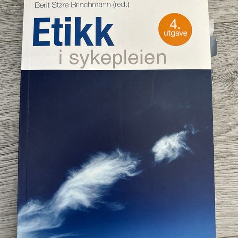 Etikk i sykepleien 4. utgave