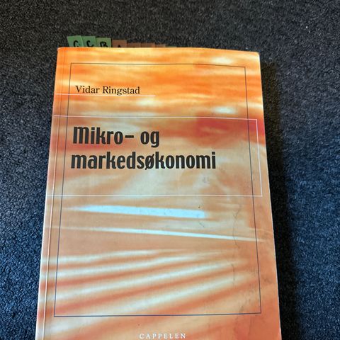 Mikro og markedsøkonomi 5 utgave