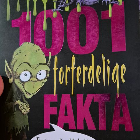 Forferdelige fakta bok for barn/ungdom