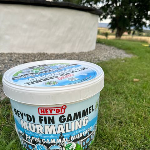 Hey’di fin gammel murmaling hvit- uåpnet