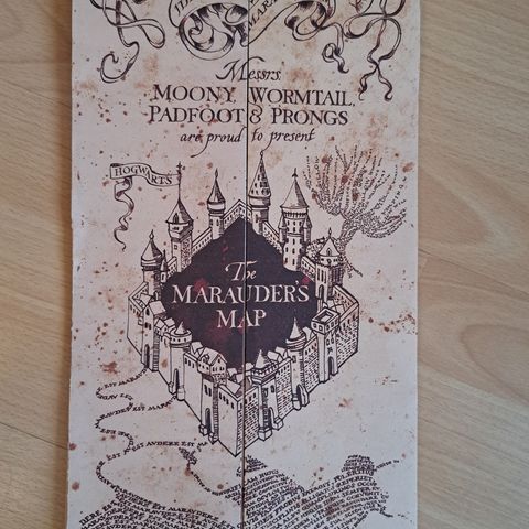 The Marauders map - Harry Potter merch