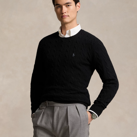 Polo Ralph Lauren Cable-Knit Wool-Cashmere Jumper