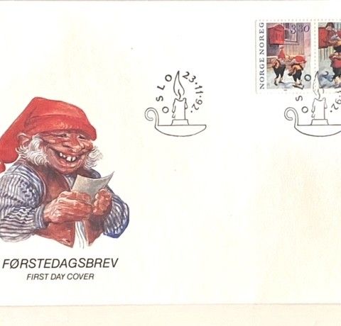 Norge 1992 Julenisser NK 1161-1162 FDC