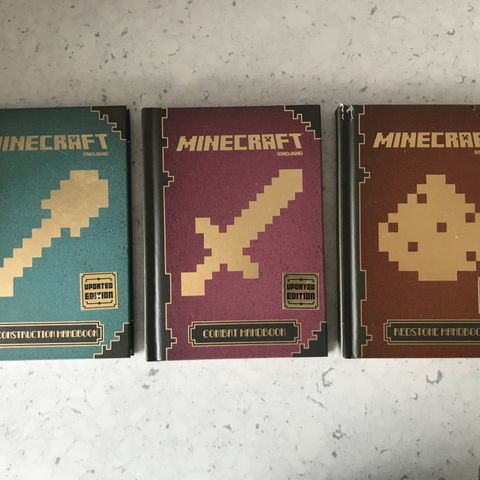 Set of 3 Minecraft Books