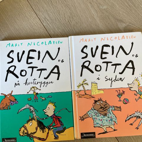 Svein og Rotta bok, selges 80 per bok
